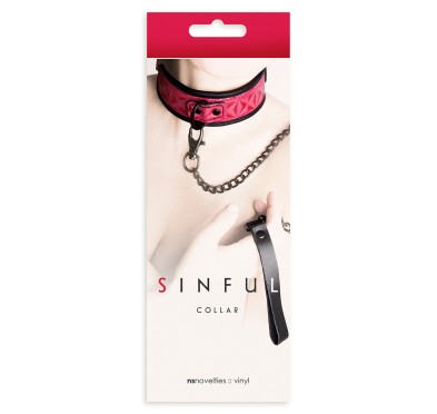 Wiązania-SINFUL COLLAR PINK